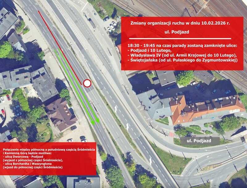 Zmiany w organizacji ruchu: ul. Podjazd (mat. prasowe gdynia.pl)