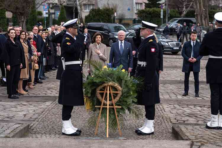 Król i Królowa Szwecji w Gdańsku